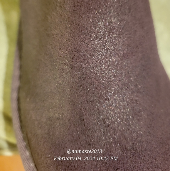 Ugg Camaya Metalic Suede Sequin Knit Boot Designer Shearling Winter Boot #712 - Picture 8 of 17